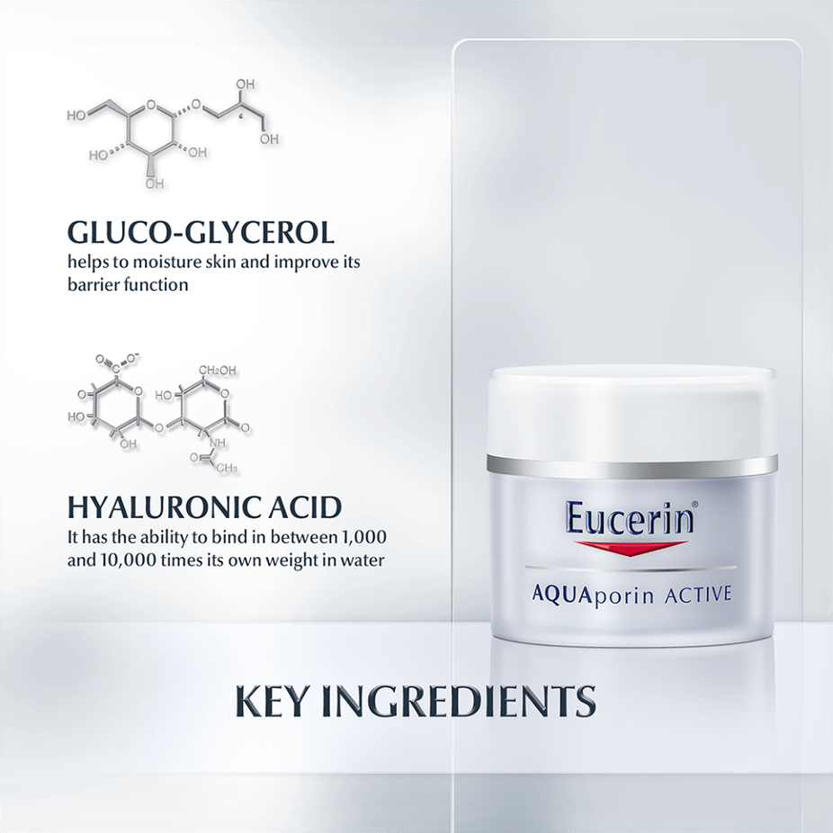 Aquaporin cream for dry skin for long lasting hydration Eucerin
